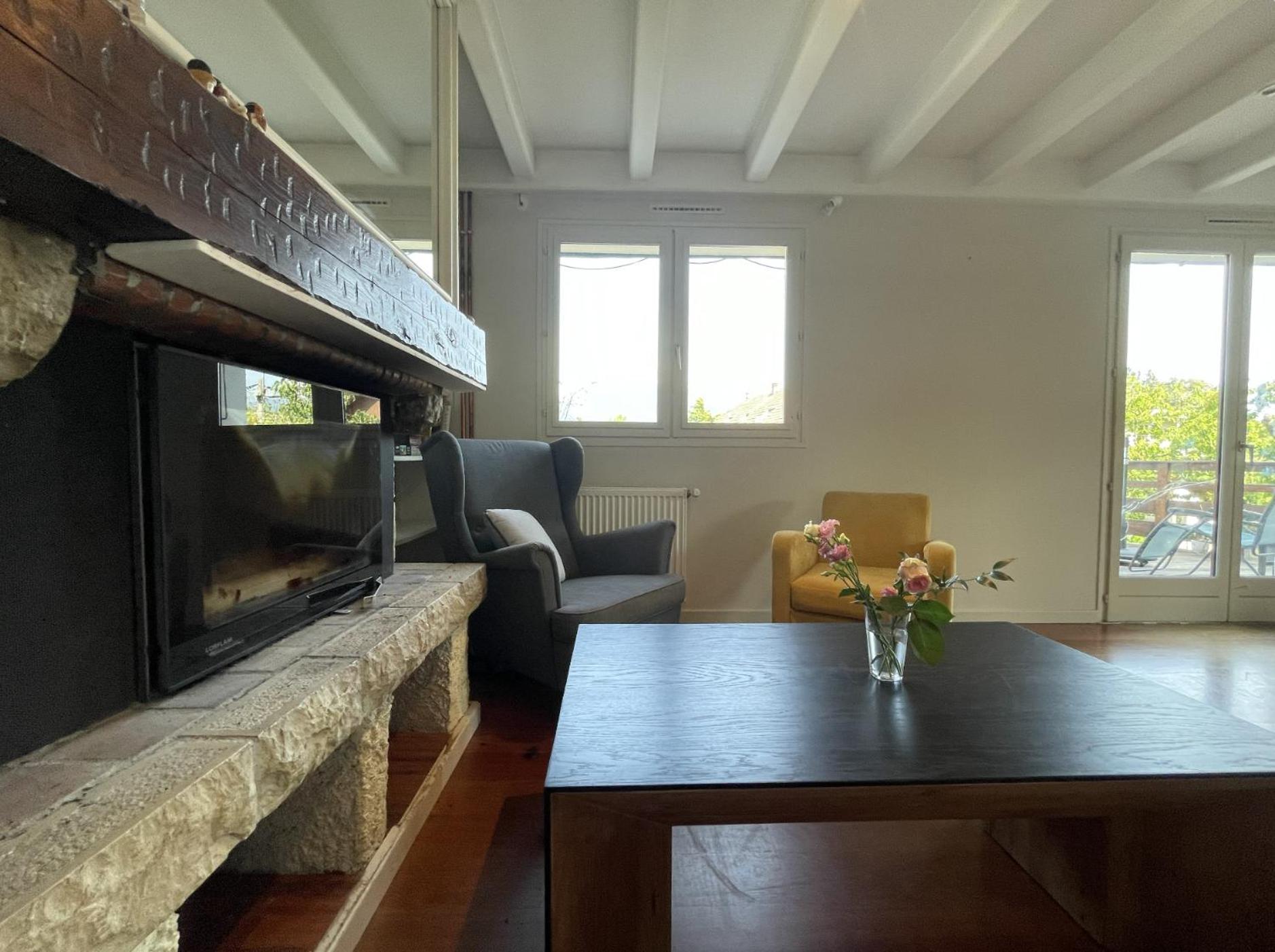Cosy Chalet Annecy Lake For A Family 塞夫里耶 外观 照片