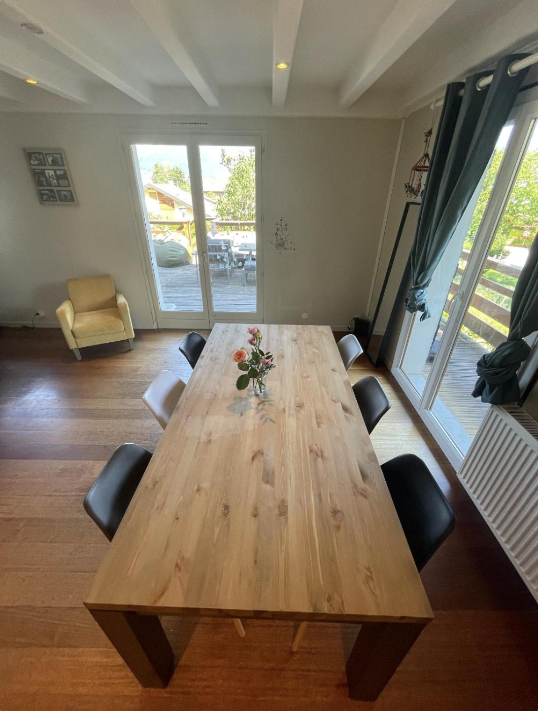 Cosy Chalet Annecy Lake For A Family 塞夫里耶 外观 照片