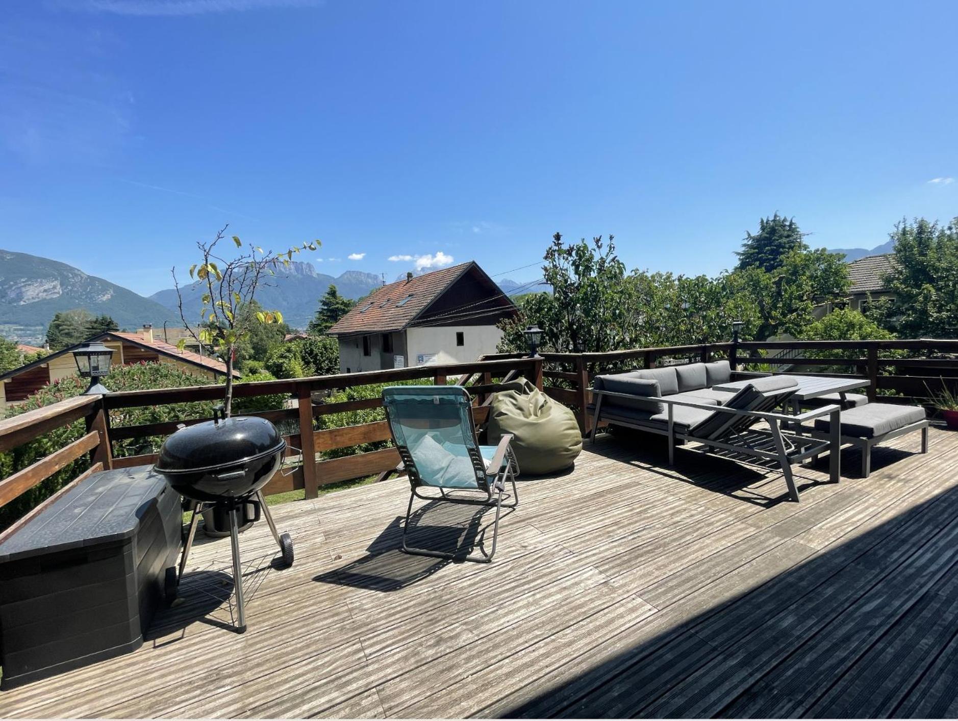 Cosy Chalet Annecy Lake For A Family 塞夫里耶 外观 照片